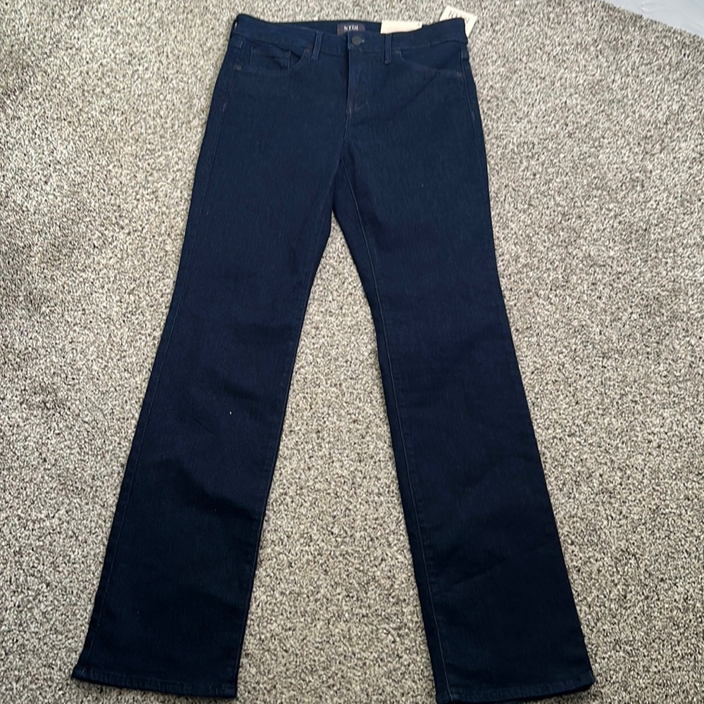 NYDJ Marilvin life's tuck straight jeans size 6 new - Picture 7 of 11